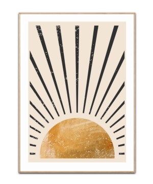 Grafisch Sonne Poster