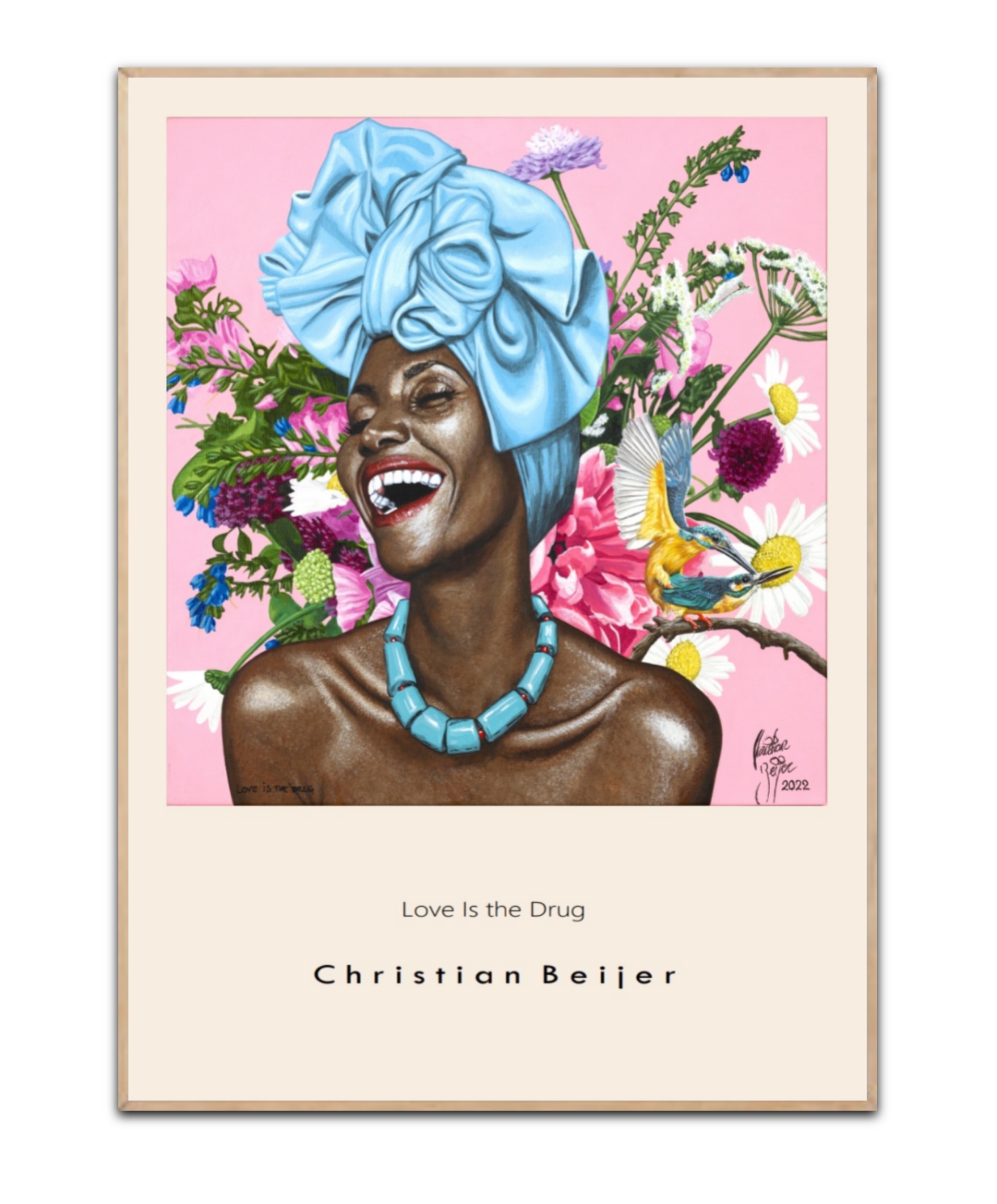 Love Is the Drug Poster von Christian Beijer
