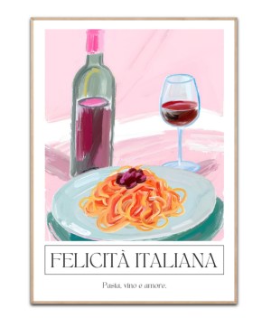 Felicitá Italiana Poster von Ohkimiko