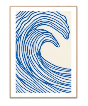 Wavy Lines Poster Stadt Merel Takken