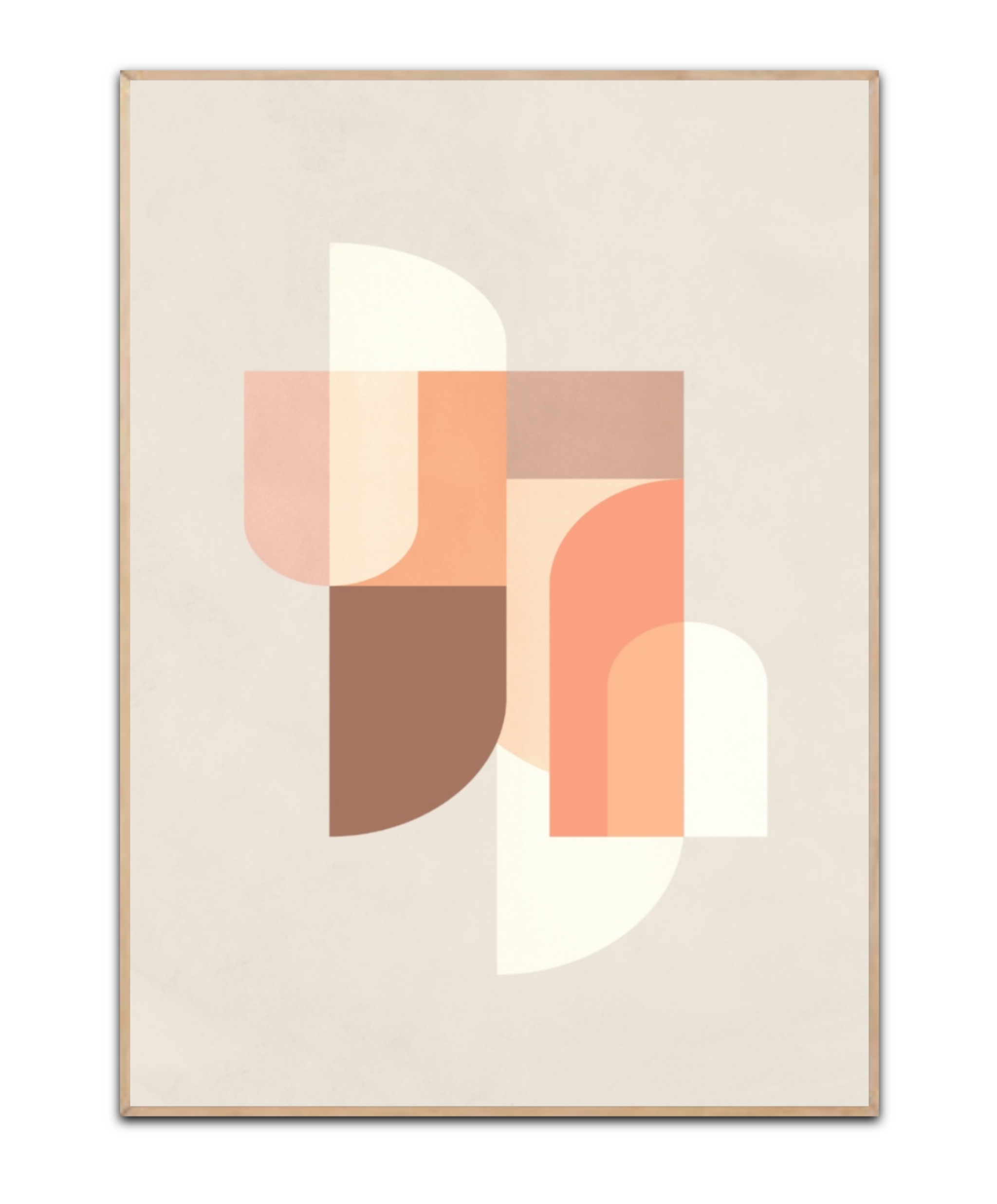 Retro Geometric Poster