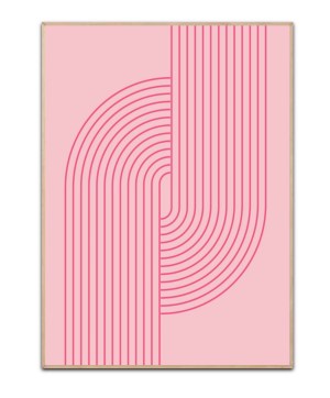 Boho Pink Poster von Jolly & Dash