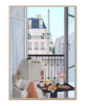 Paris Balcony von Petra Lizde Poster, .