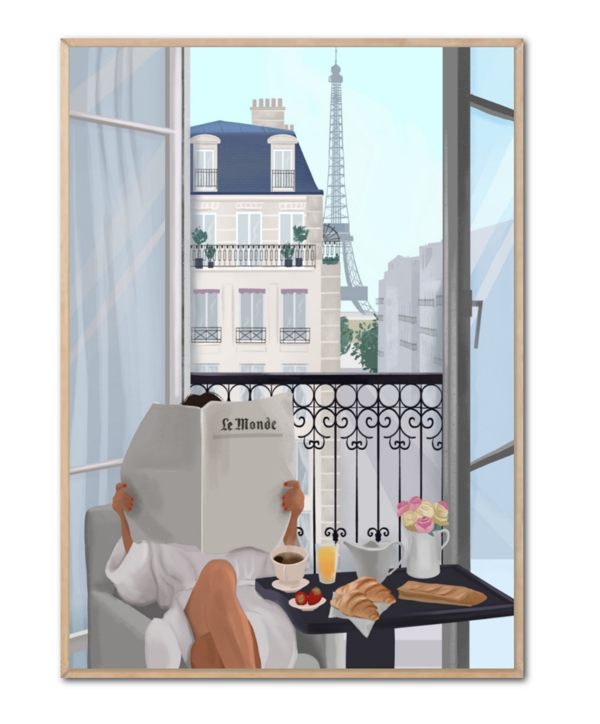 Paris Balcony von Petra Lizde Poster, .