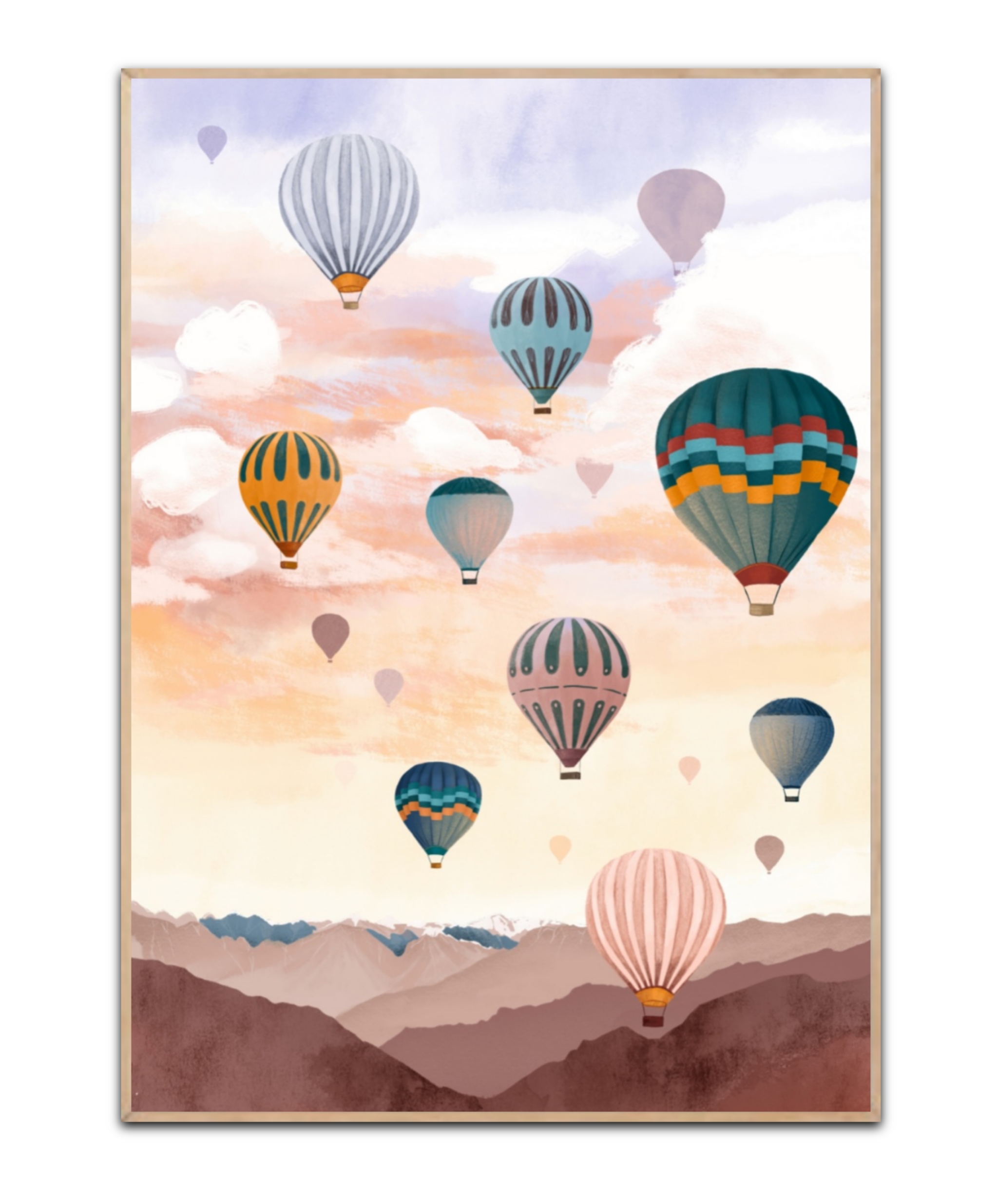 Airballon Sky Poster, .