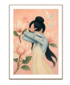 Blume in der Brise Poster