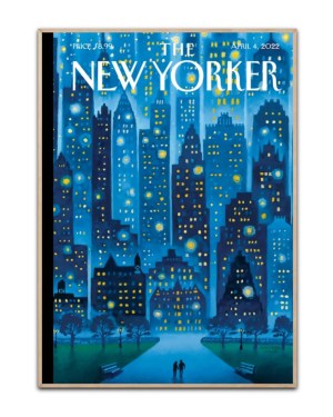The New Yorker - Night city Poster .
