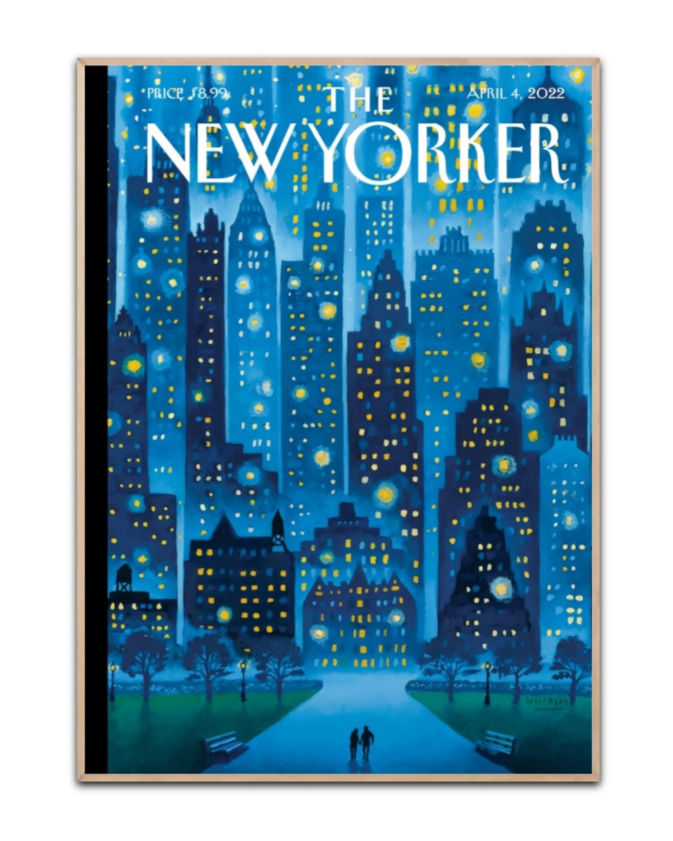 The New Yorker - Night city Poster .