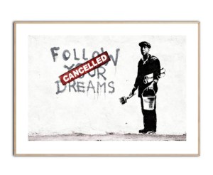 Banksy Cancelled Poster