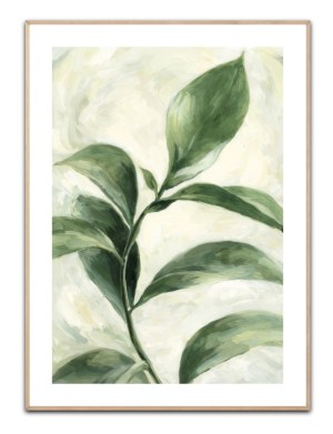 Green leaves Poster
