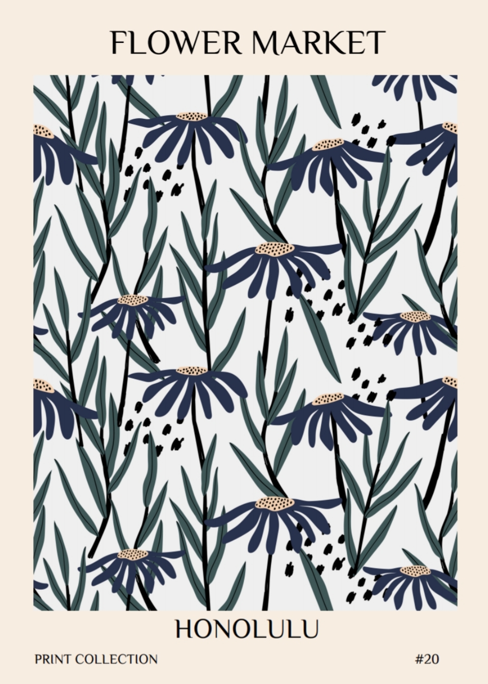 Flower Market Honolulu No.20, Poster – Bild 5