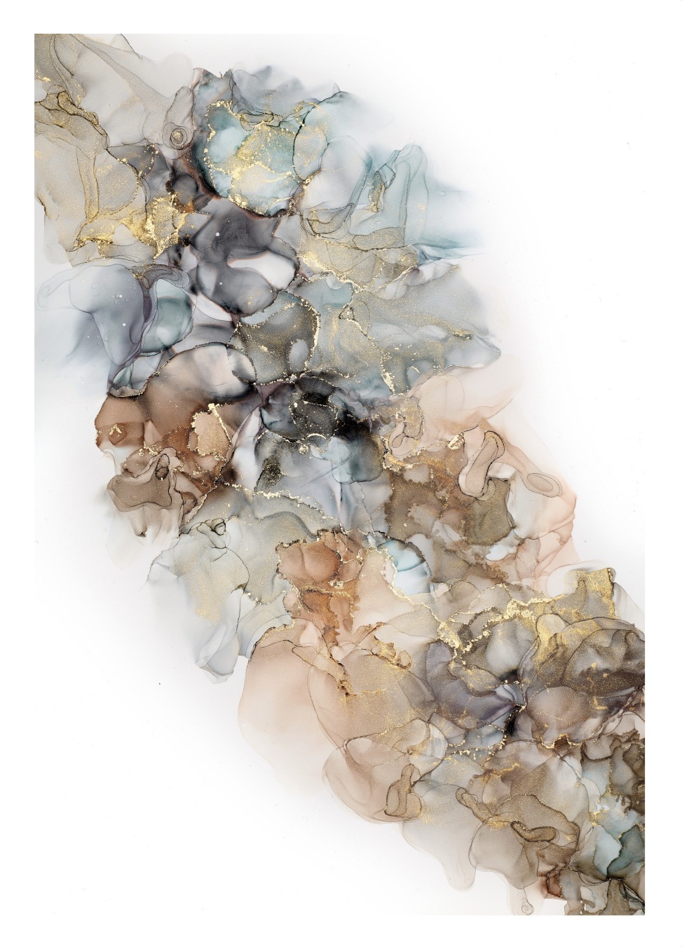 Art Abstract Gold No. 2, Poster – Bild 6