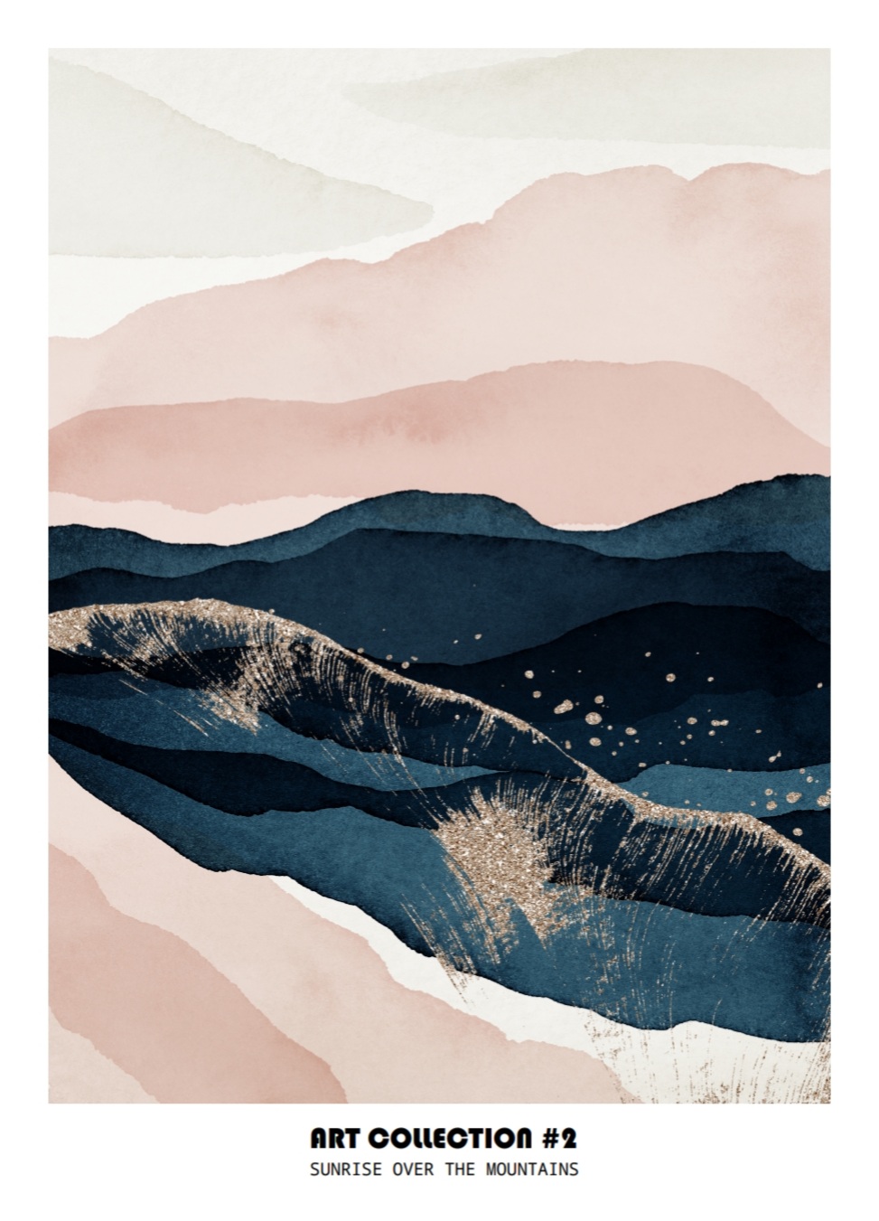 Art Collection No.2 - Sunrise over he Mountains, Poster – Bild 5