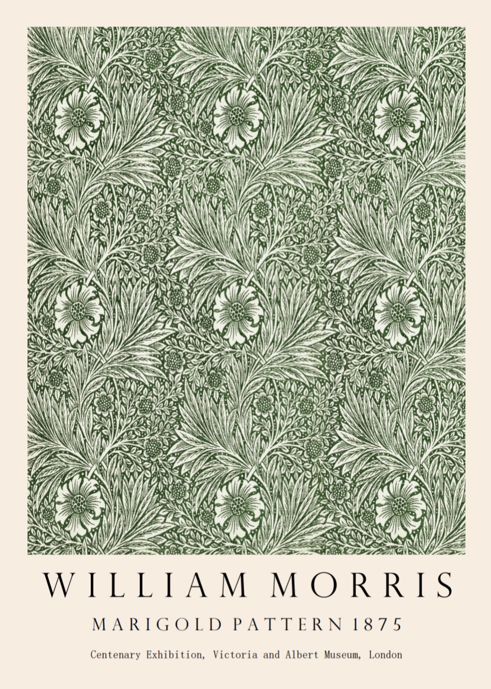 William Morris, Marigold Pattern Green – Bild 6