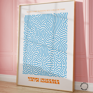 Yayoin Kusama - Blue Pattern, Poster