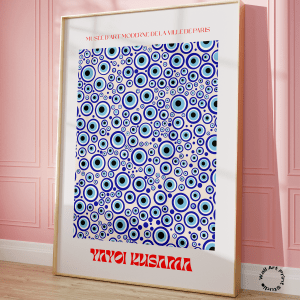 Yayoin Kusama - Blue eyes, Poster