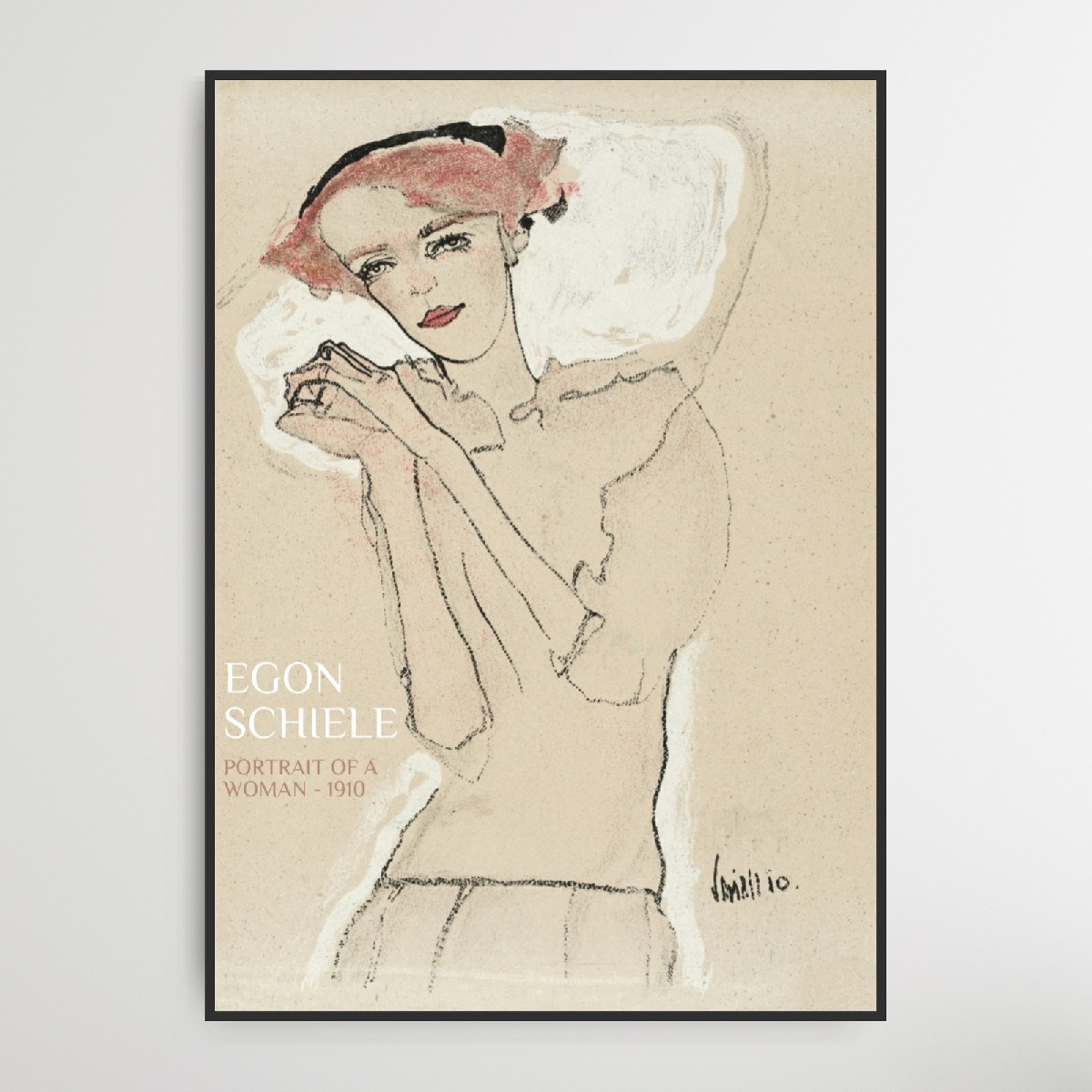 Egon Schiele, Portrait of a woman – Bild 5
