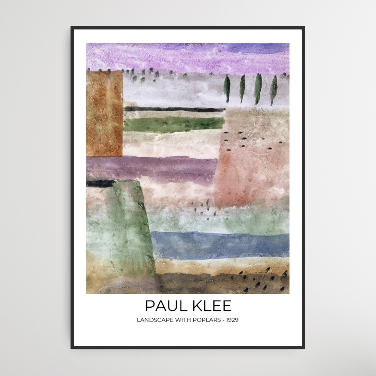 Paul Klee, Landscape with Poplars Poster – Bild 6