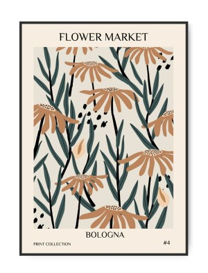 Flower Market No.4, Poster