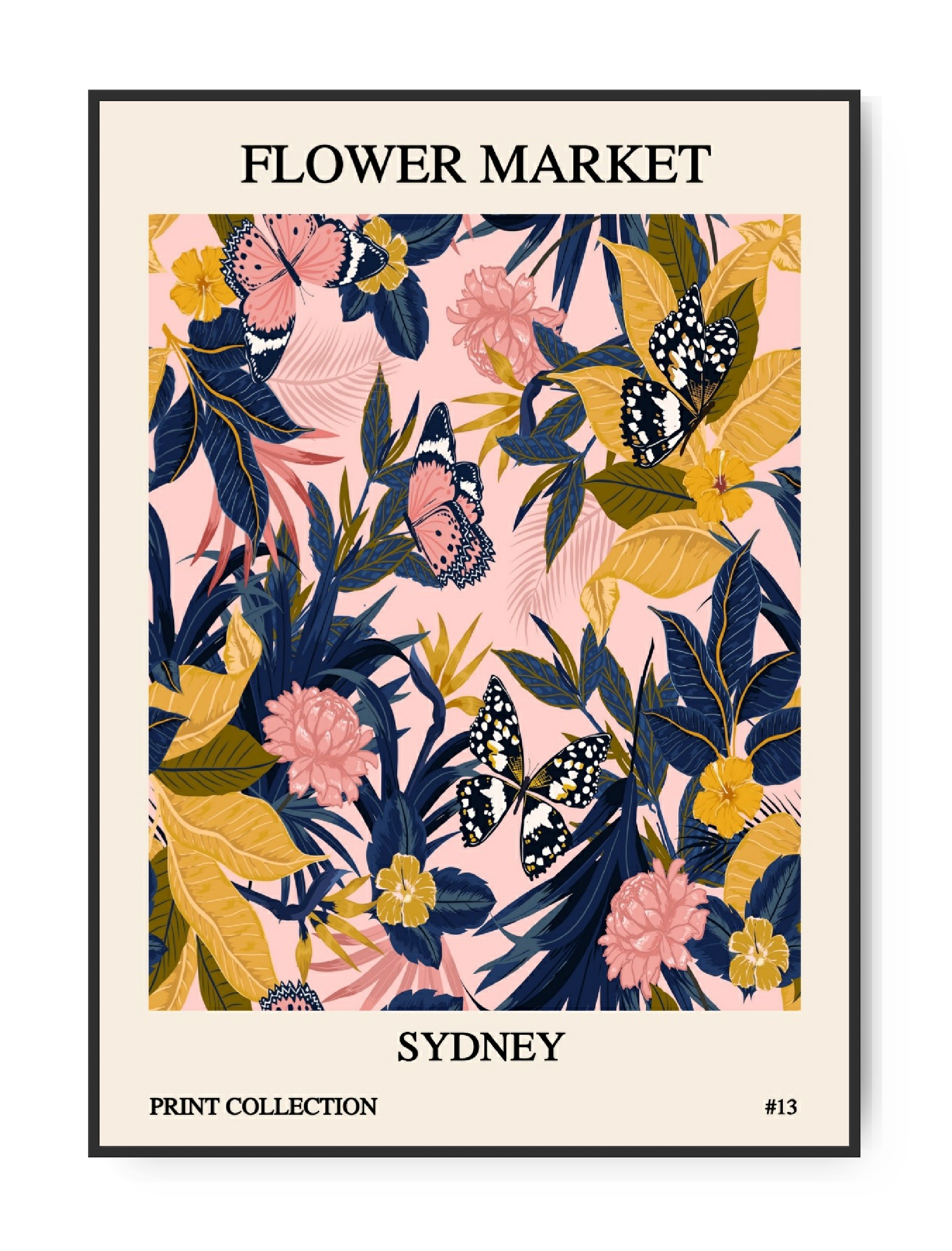 Flower Market No.13, Poster