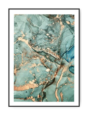 Art Abstract Green, Poster