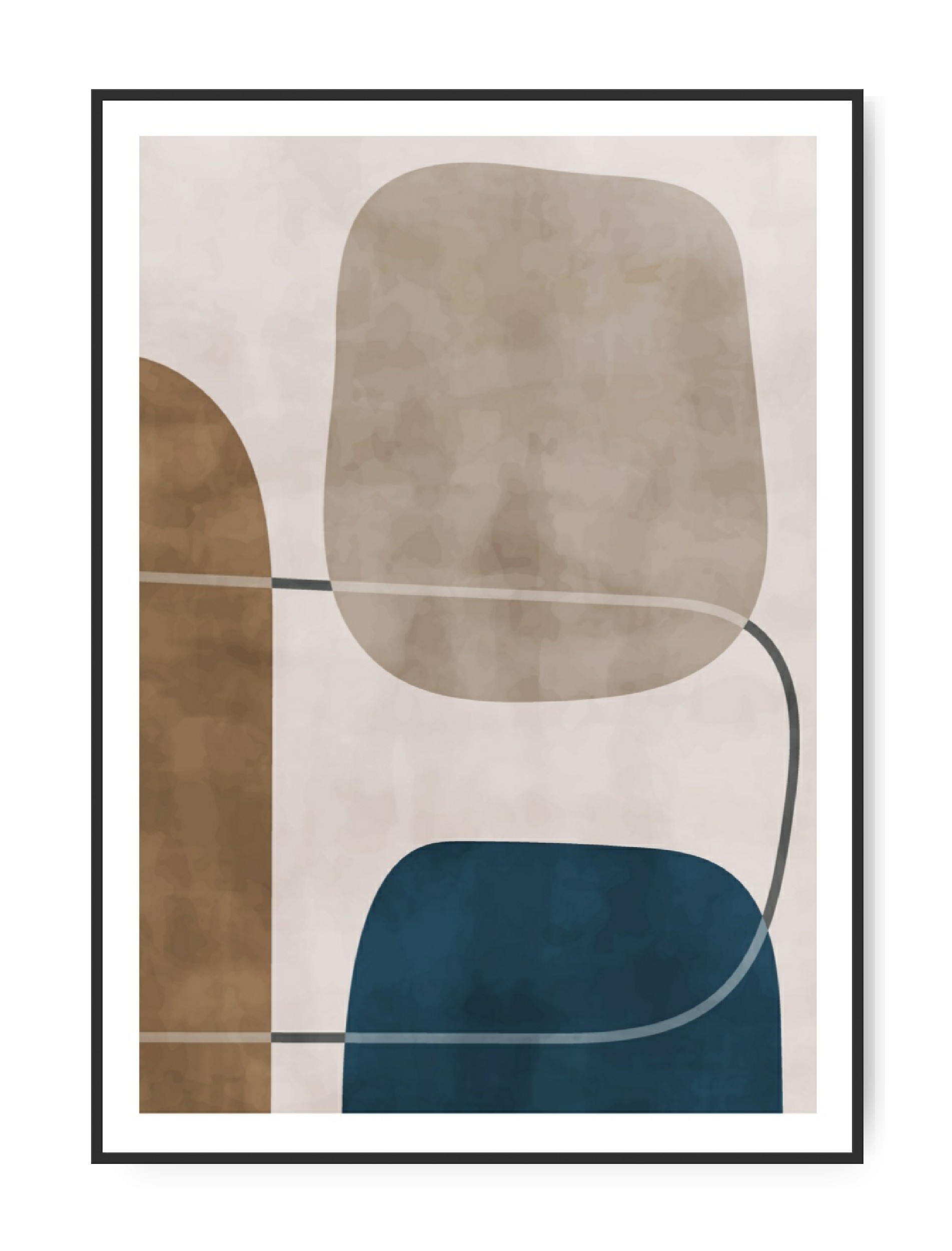 Color Shapes No. 1, Poster