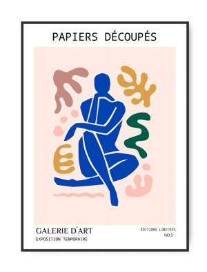 Papiers Découpés No. 3, Poster