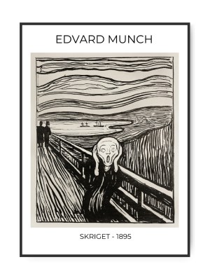 Edvard Munch - Skriget, Poster