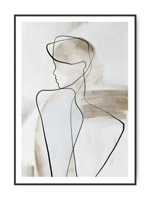 Abstract Paint Figure No. 3, Poster