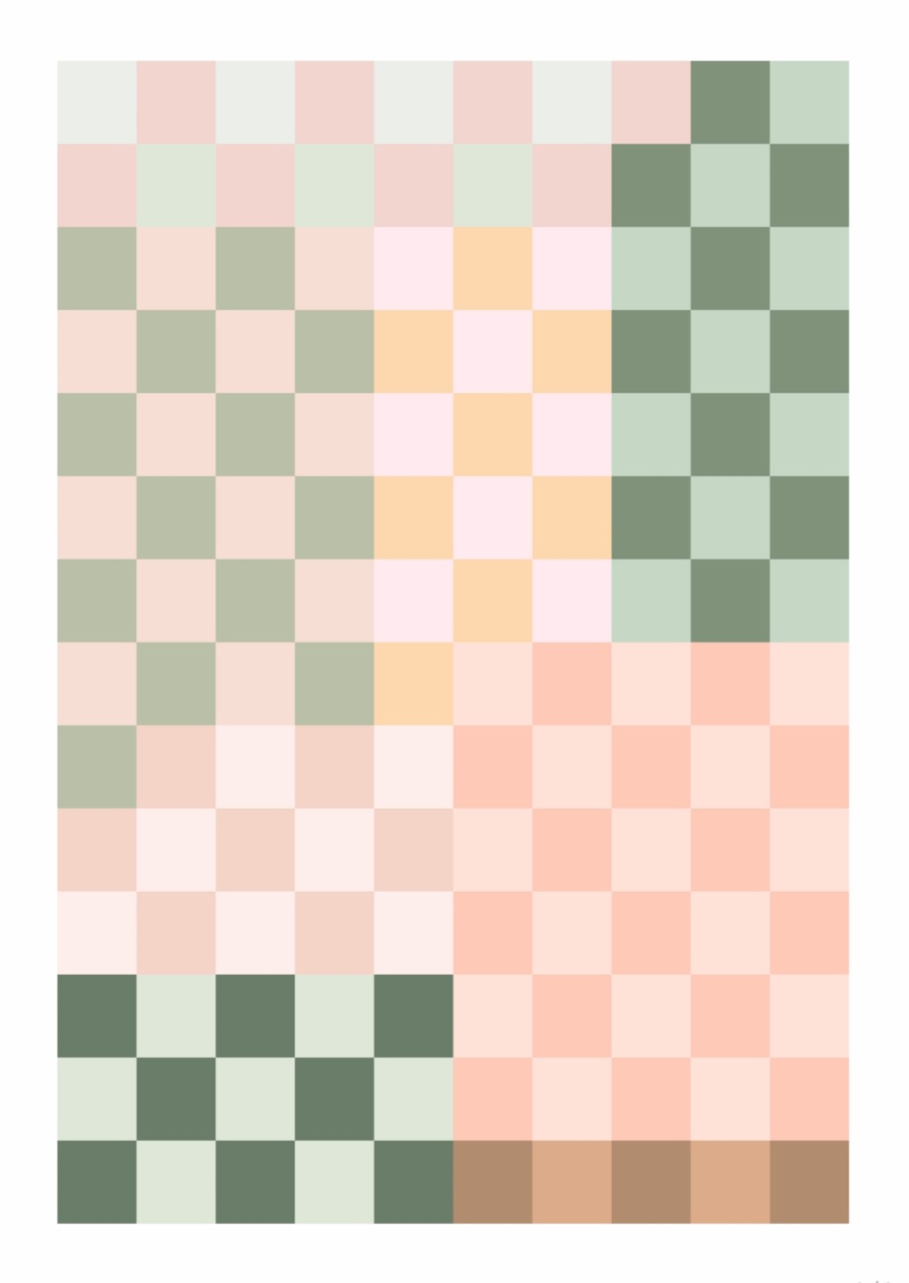 Pastel Squares, Poster – Bild 5