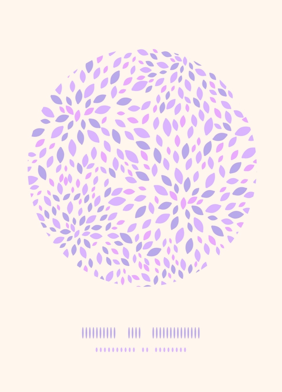 Purple Leaf Circle, Poster – Bild 5