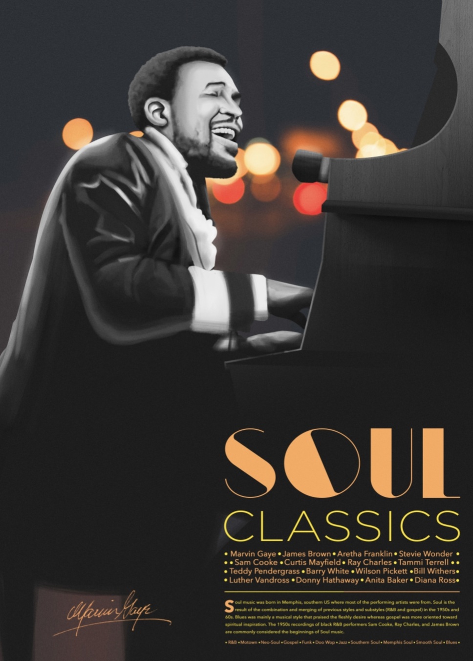 Legend Series- Soul Music Stadt Fadil Roze, Poster – Bild 5