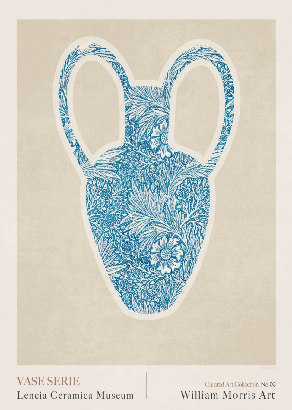 William Morris - Marigold blue Vase – Bild 6