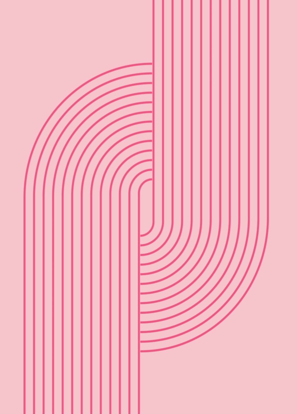 Boho Pink Stadt Jolly & Dash Poster – Bild 2
