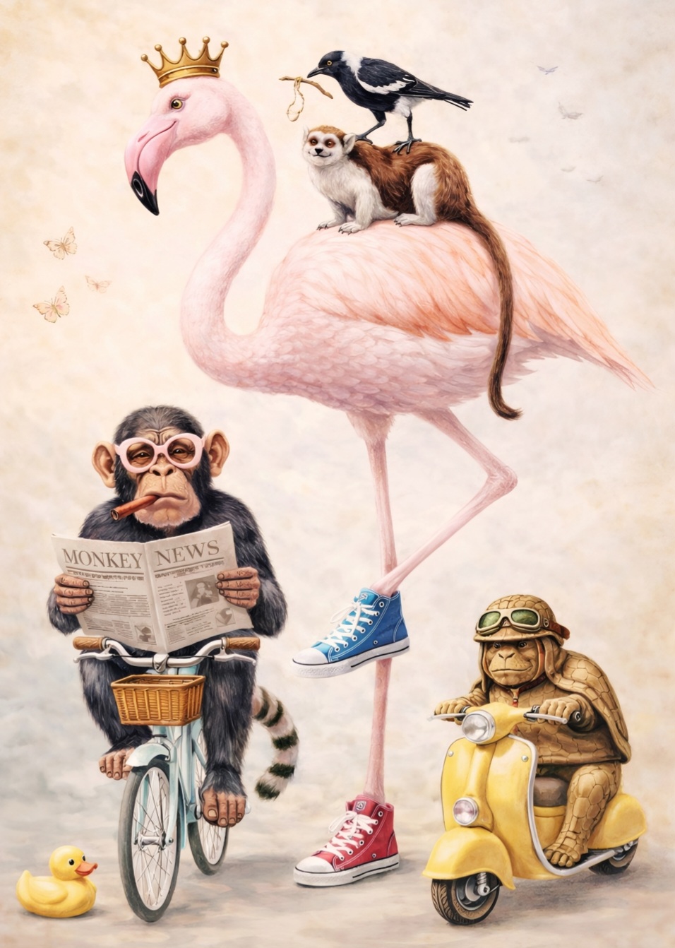 The Royal flamingo society Poster – Bild 5