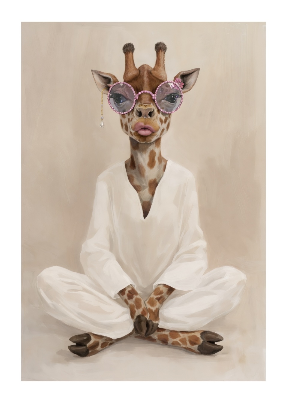 Meditation Giraf Poster – Bild 2