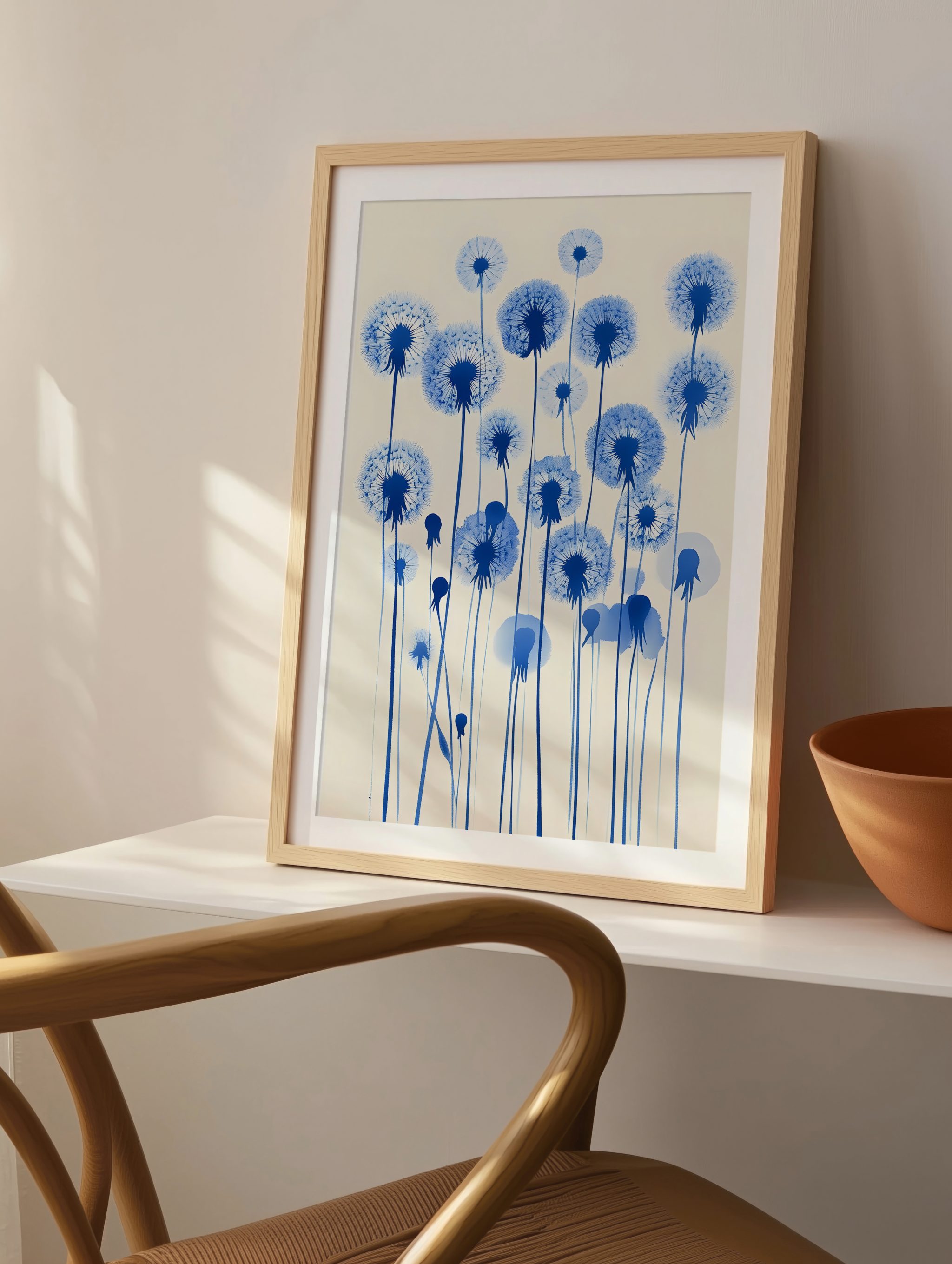 Blue Dandelions Poster – Bild 7