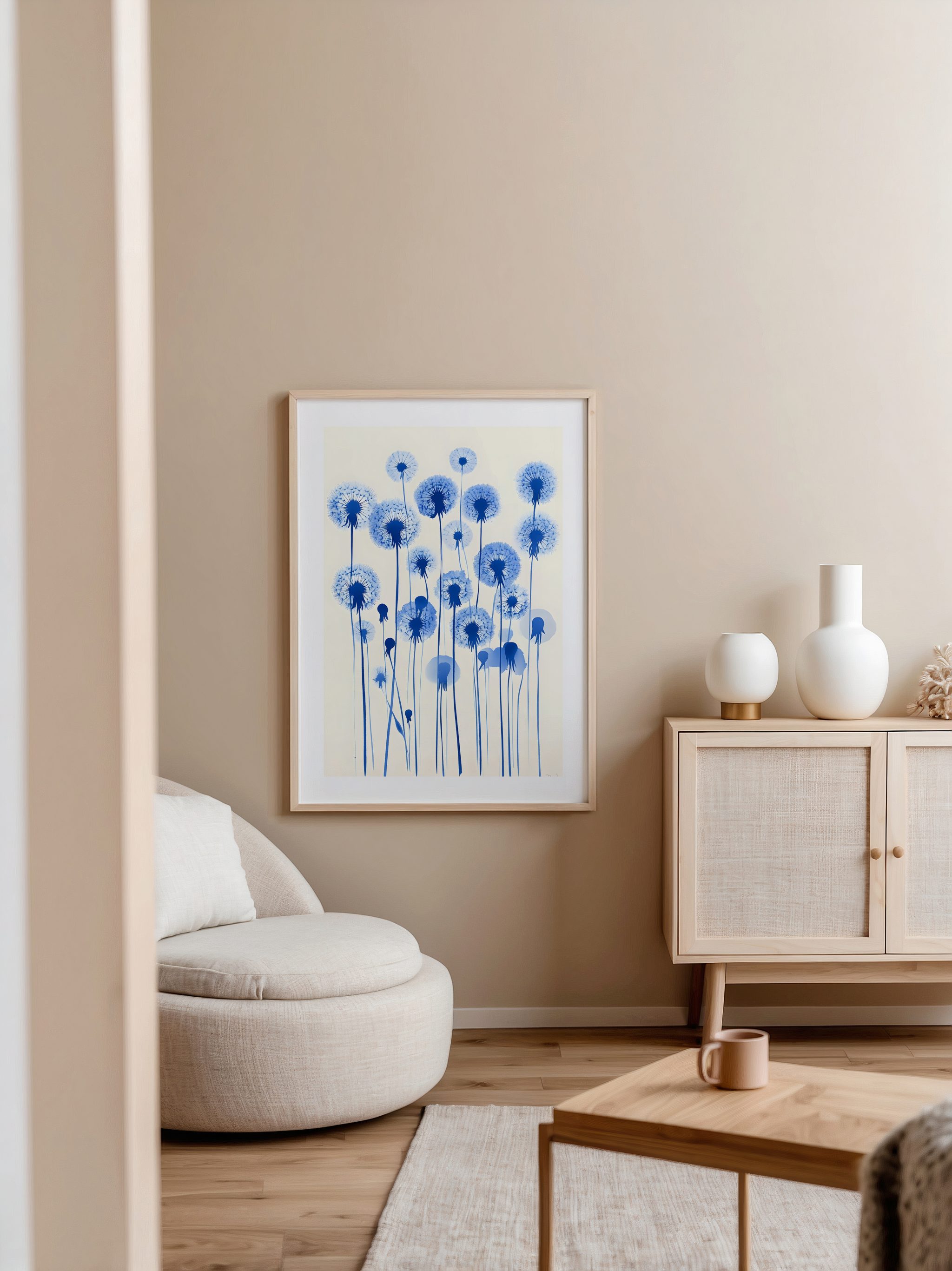 Blue Dandelions Poster – Bild 8