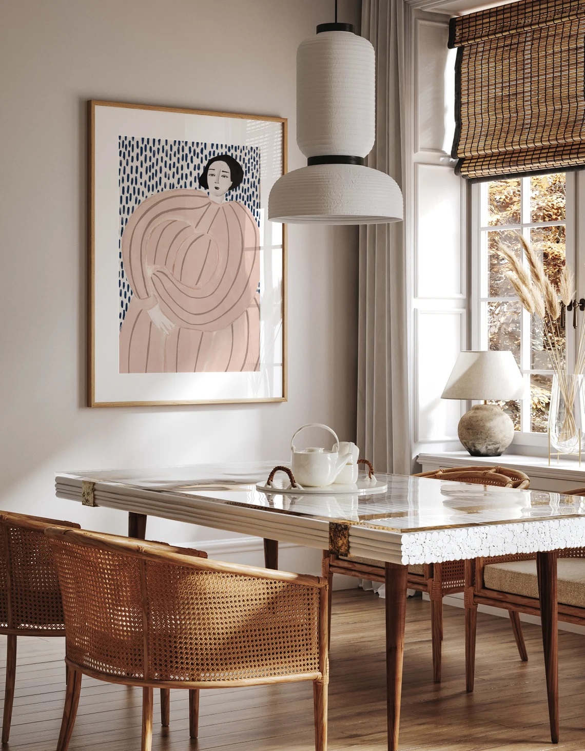 Rosa Space 70x100 cm Poster – Bild 4
