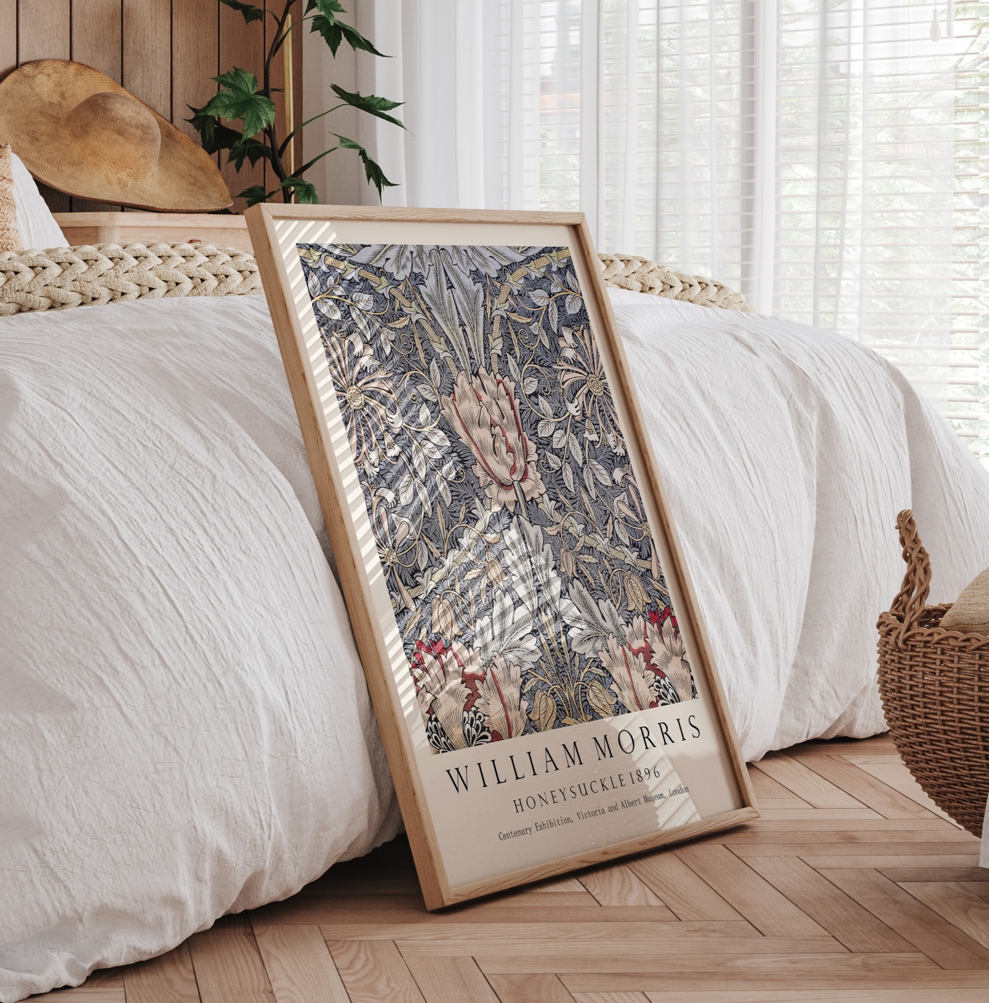 William Morris, Honeysuckle 1896, Poster