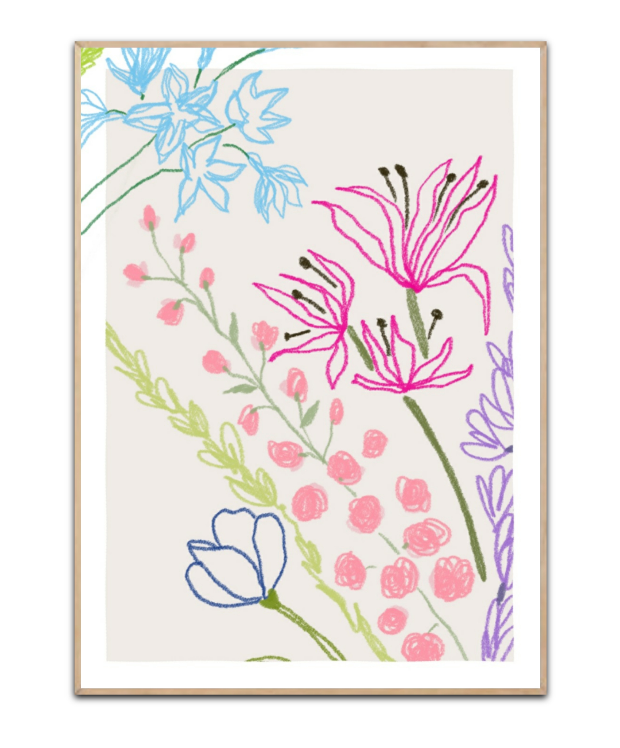 Colorful Garden no. 3 - Poster