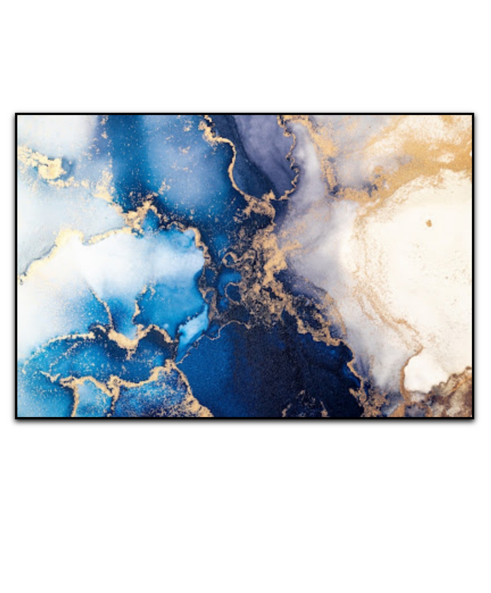Lightning Blue – Leinwandbild