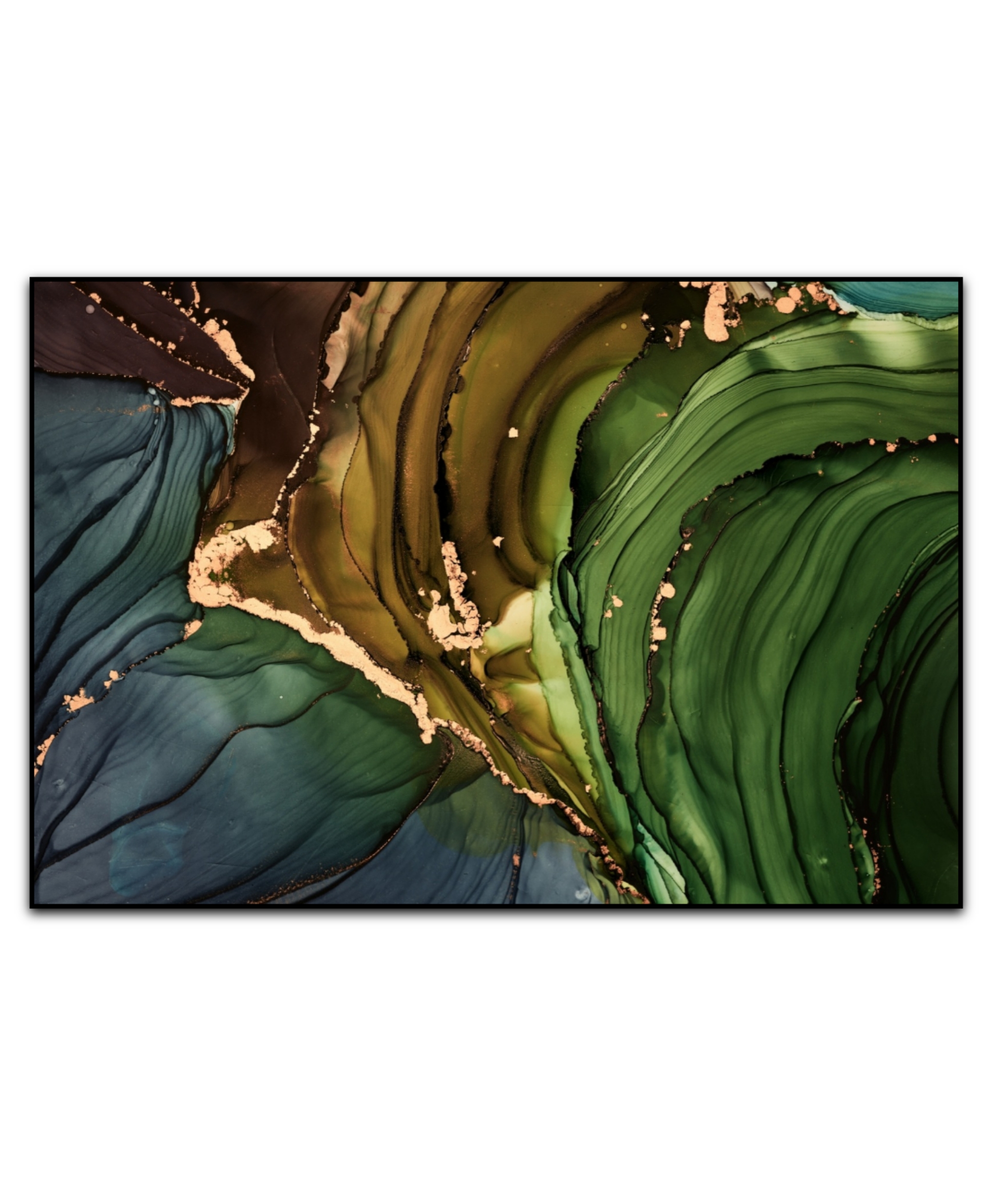Between colors – Leinwandbild