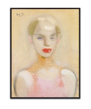 Helene Schjerfbeck, Circus Girl – Leinwandbild