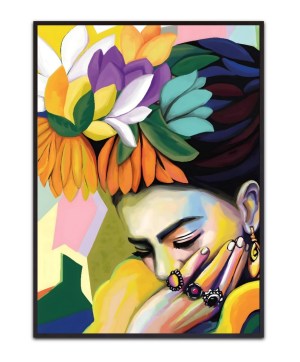 Frida Kahlo art – Leinwandbild