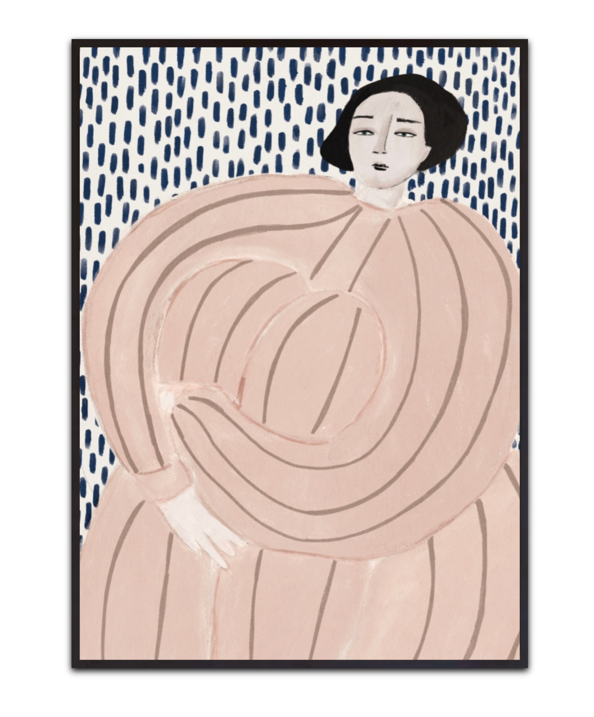 Rosa Space – Leinwandbild