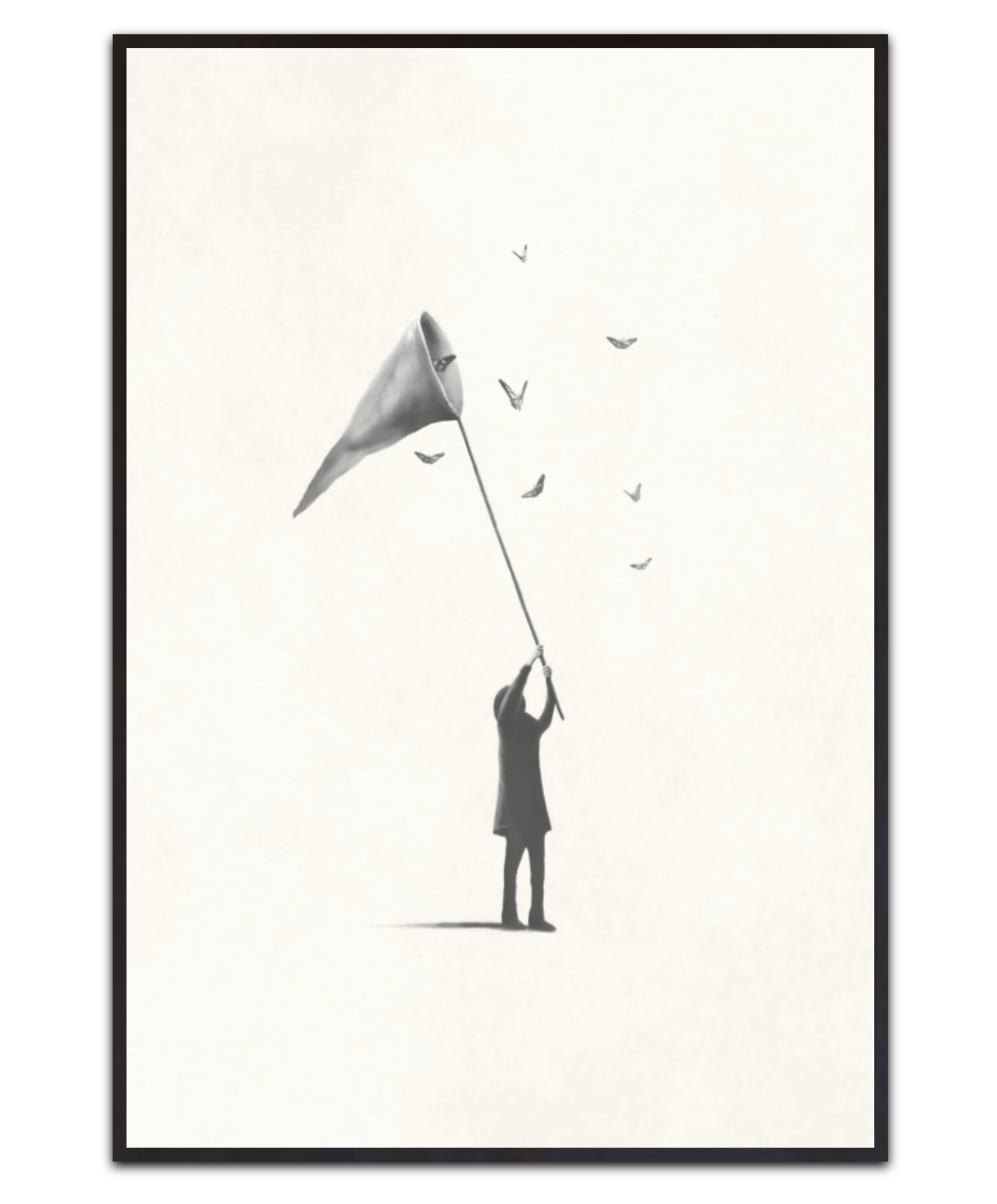 Catching Butterflies – Leinwandbild