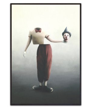 Hokus Pokus Clown – Leinwandbild