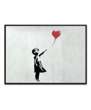 Banksy, Girl with Balloon – Leinwandbild