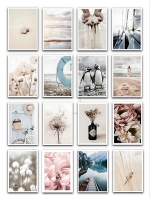 Natur Plakatpakke med 20 stk A5 kort Poster